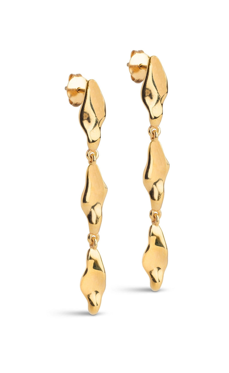 ENAMEL Copenhagen Øreringer - India Medium - Gold Colour