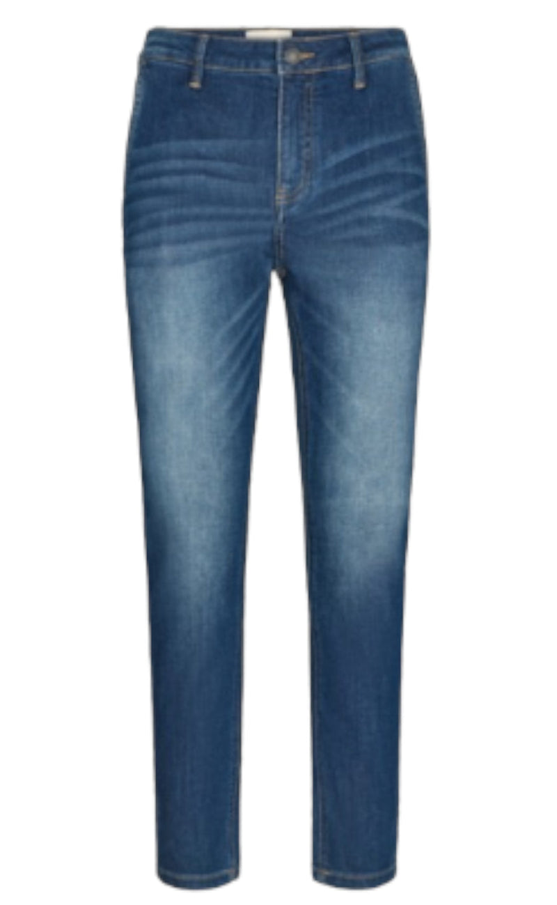 Freequent Bukser - Jane - Medium Blue Denim