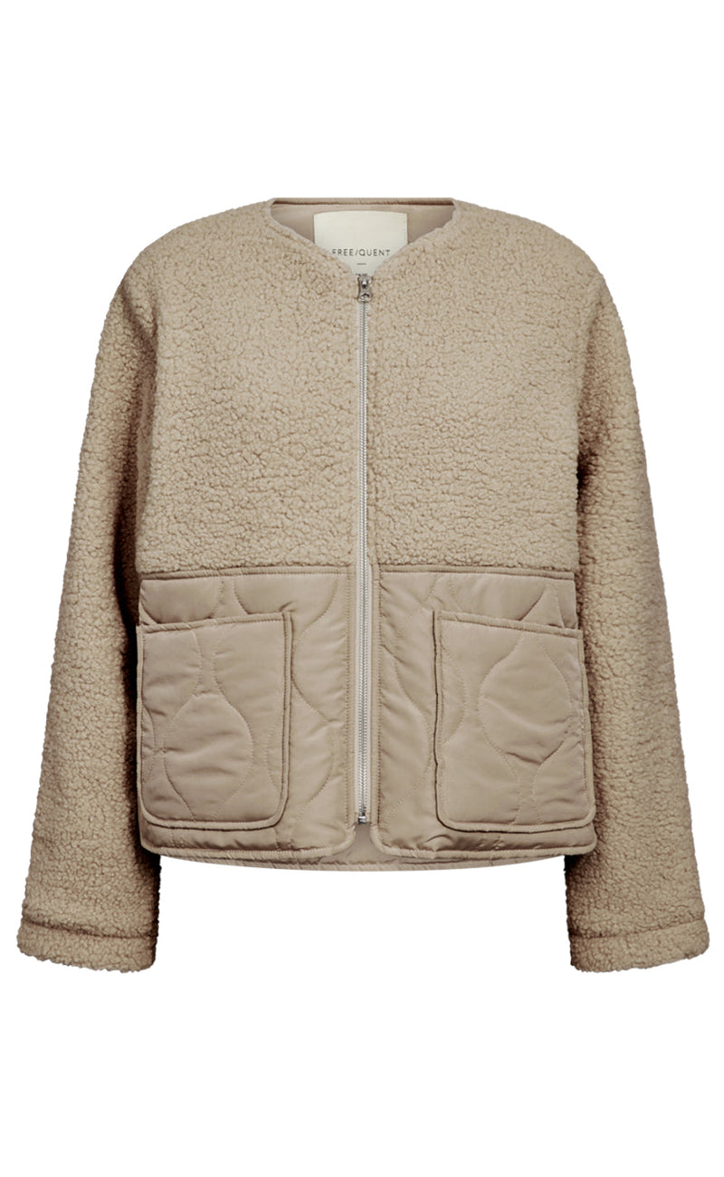Freequent Jakke - Amra - Silver Mink