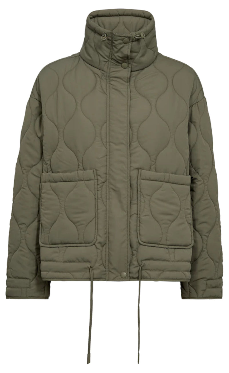 Freequent Blob - Jakke - Deep Lichen Green