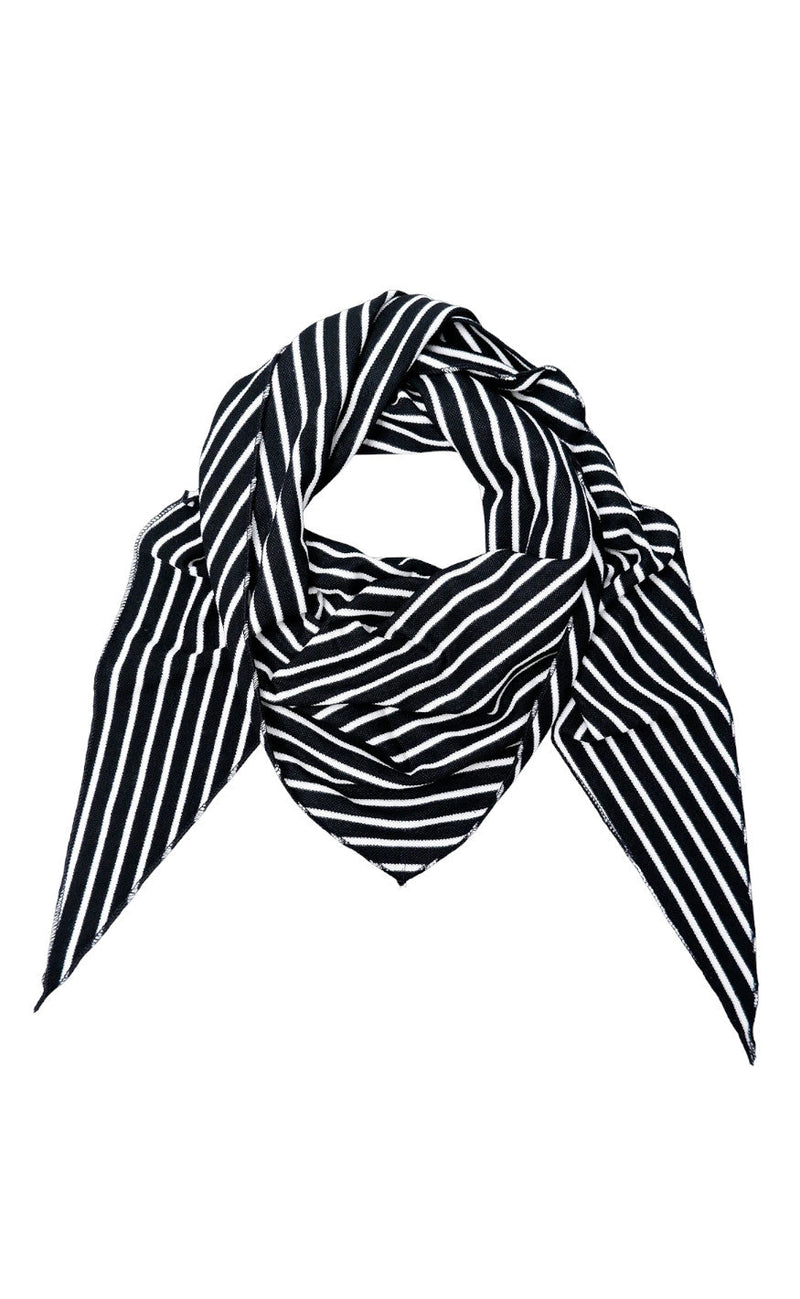 Black Colour Skjerf - Sailor - Deep Black