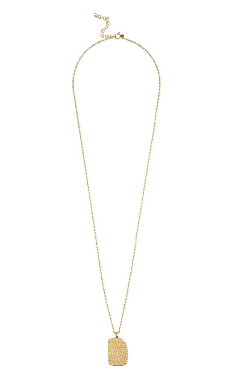Enamel Copenhagen Halskjede - Joy Statement - Gold Colour