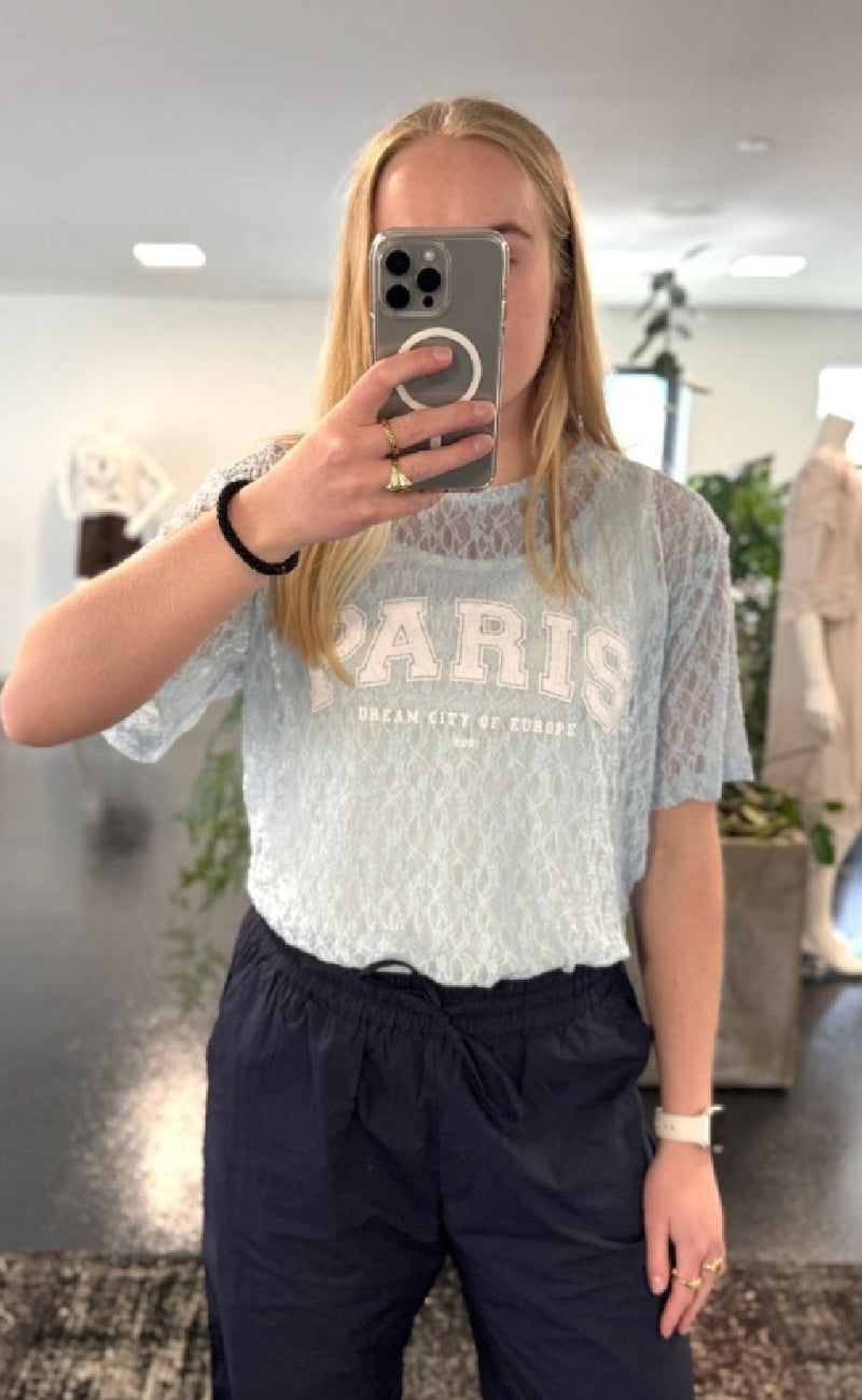 Luxzuz T-shirt - Jua - Baby Blue