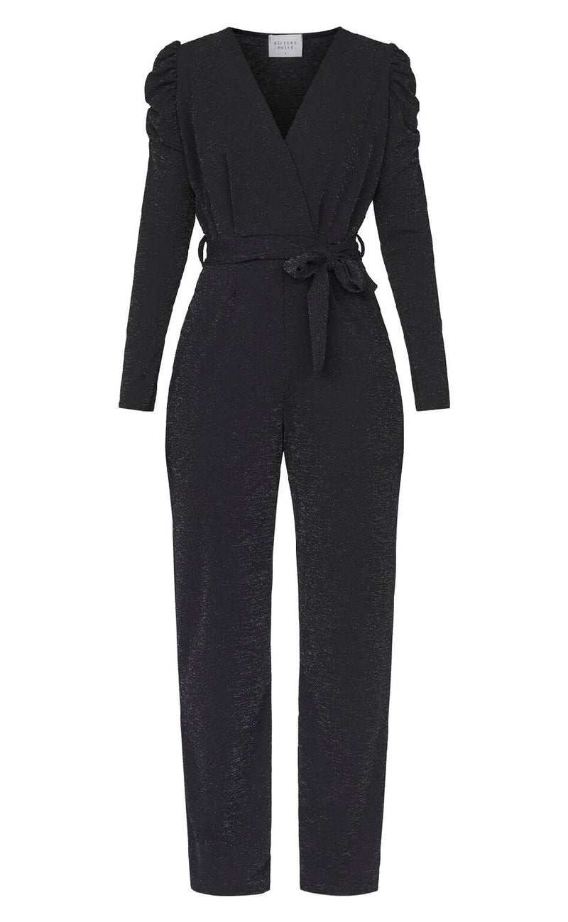 Sisters Point Jumpsuit - Egina-JU18 - Black/Silver