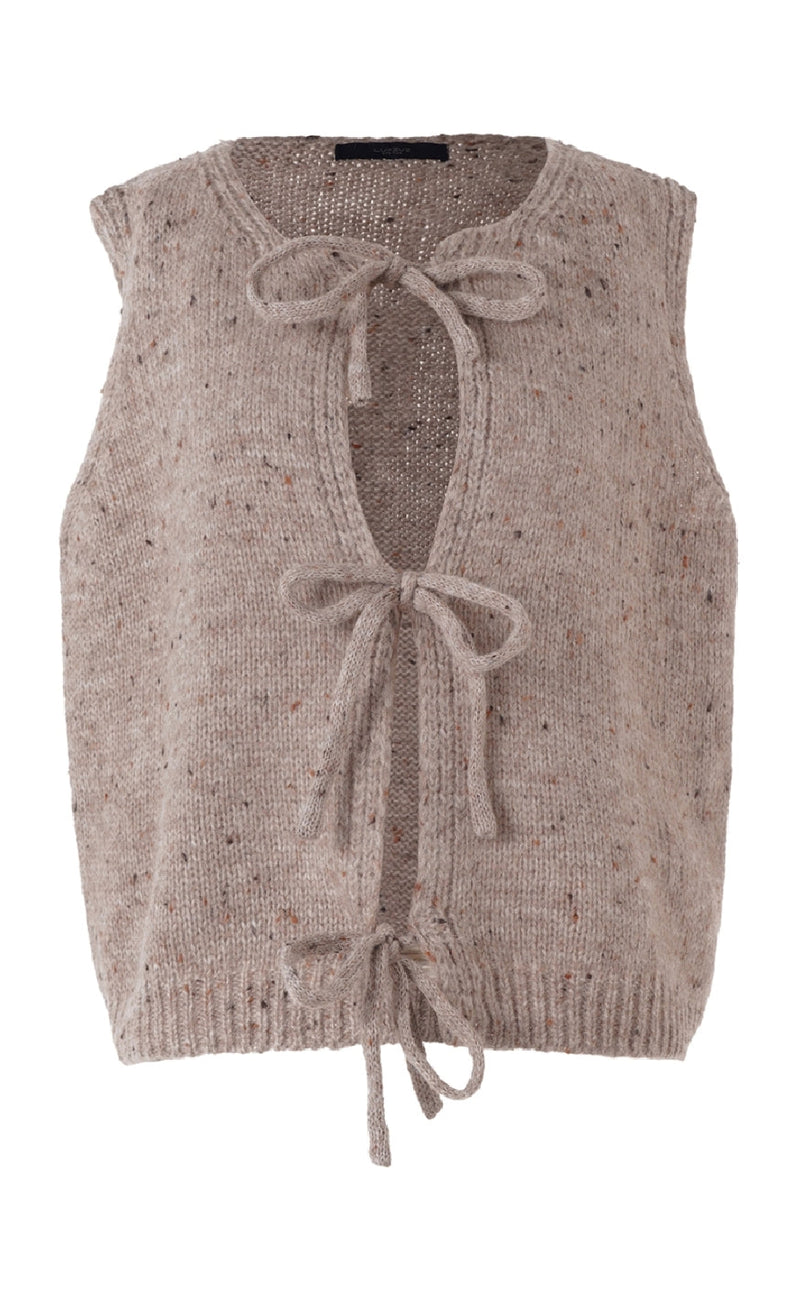 Luxzuz Vest - June - Deep Taupe