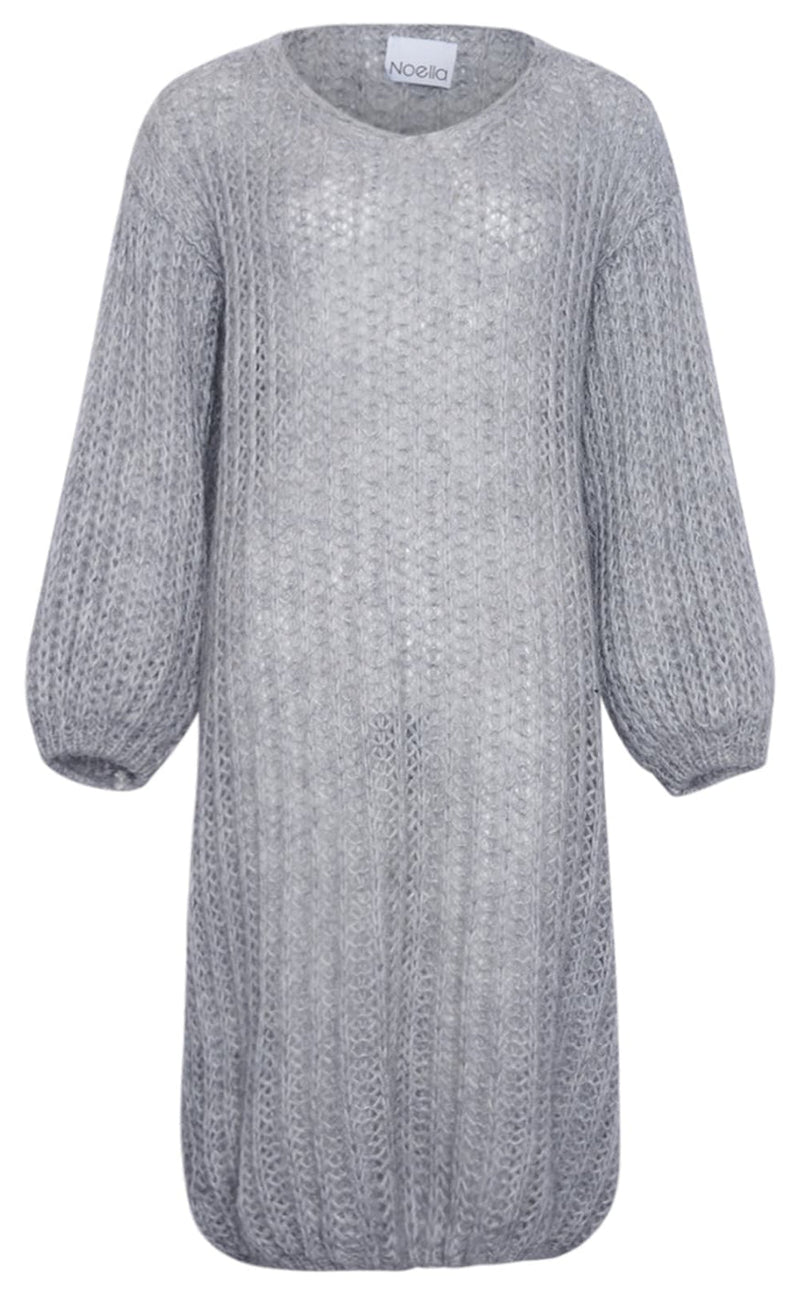 Noella Kjole Genser - Jasmin - Light Grey