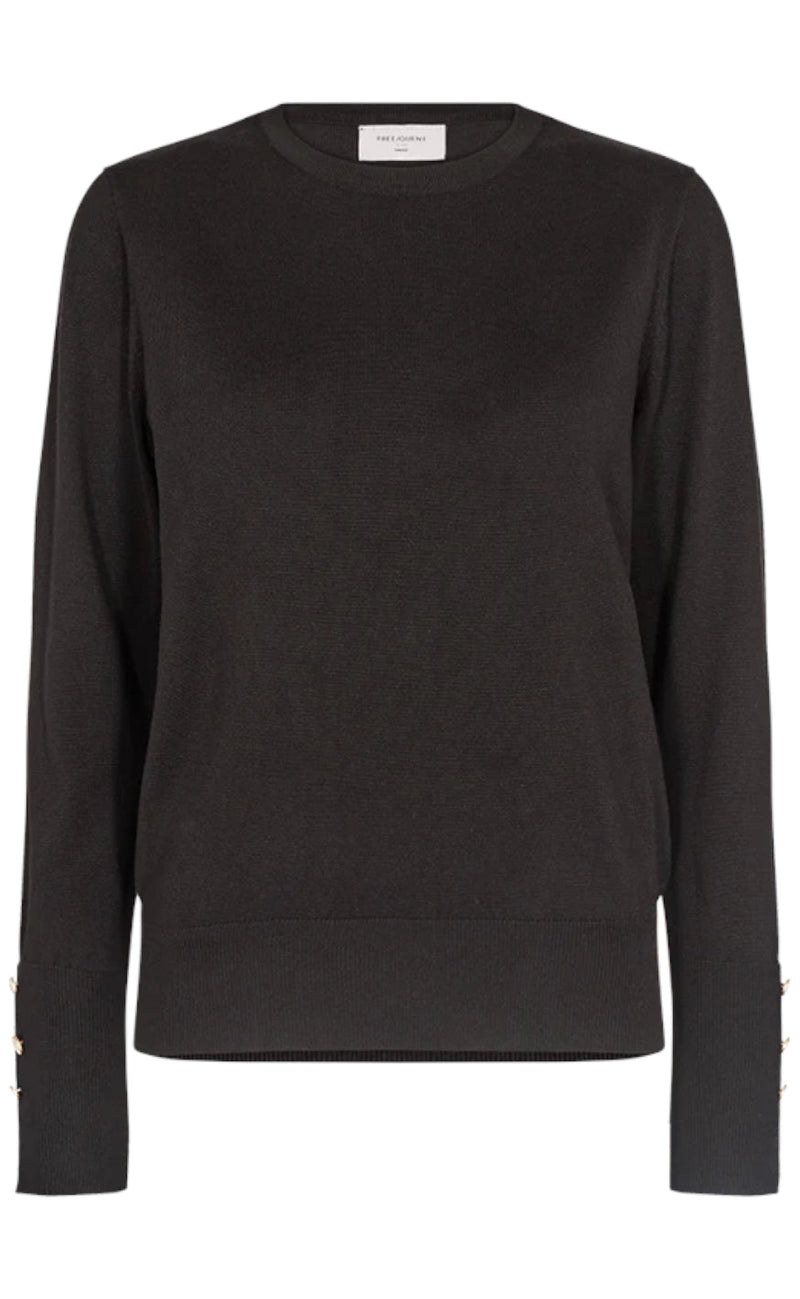Freequent Pullover - Katie - Desert Taupe Melange