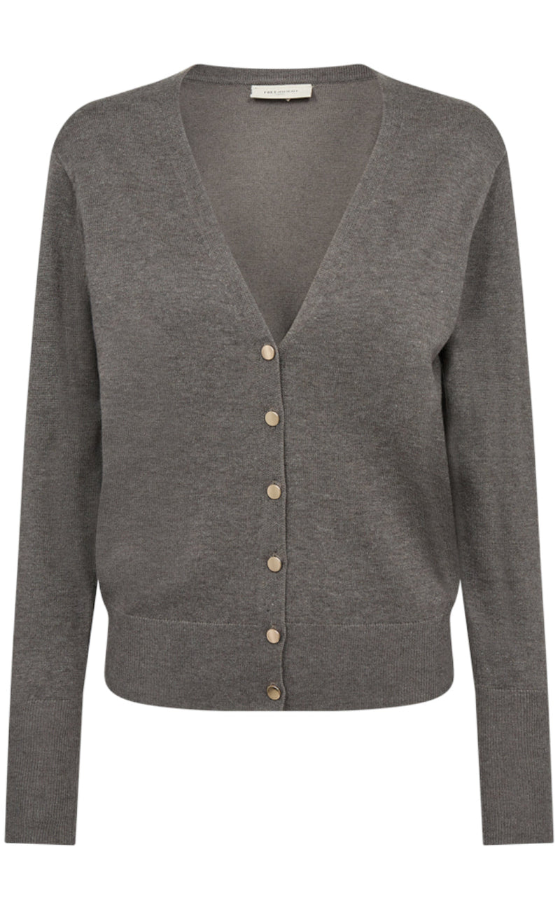Freequent Cardigan - Katie - Morel Melange