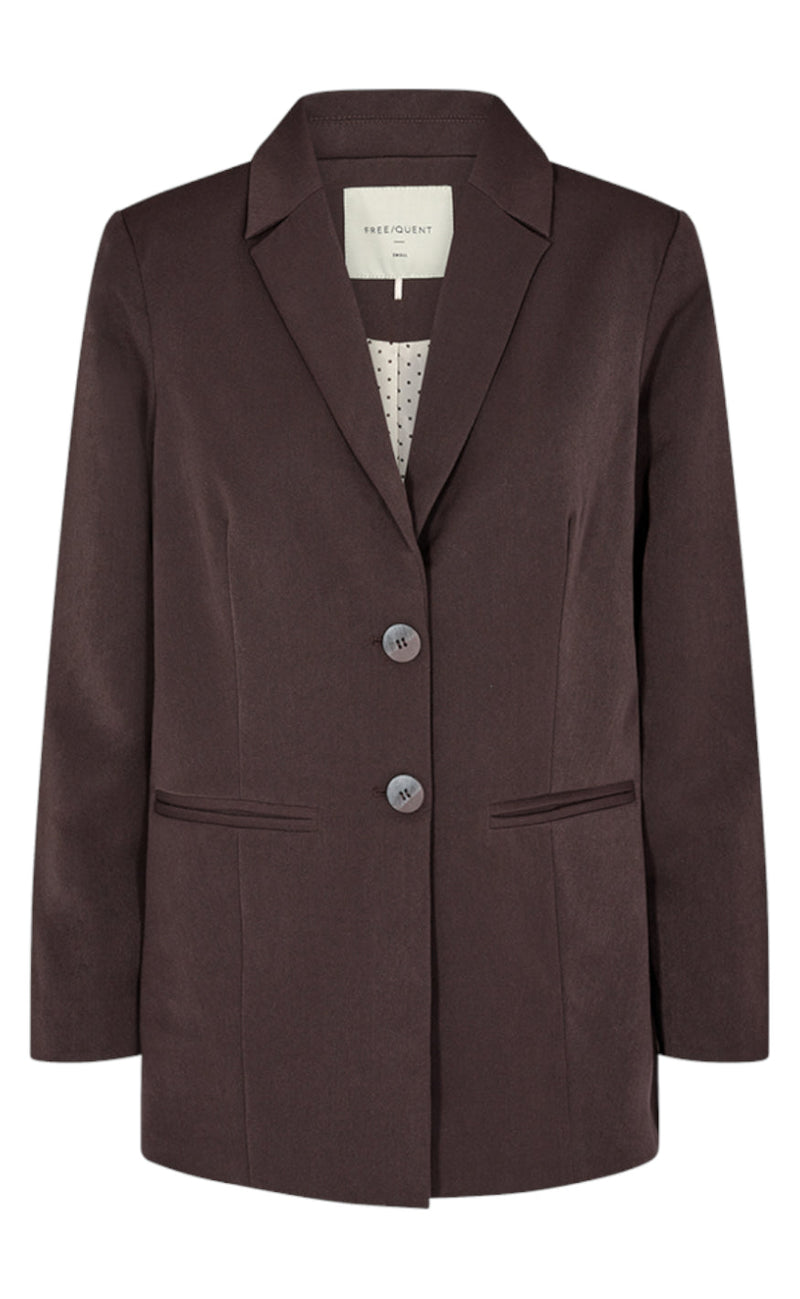 Freequent Blazer - Kitty - Coffee Bean