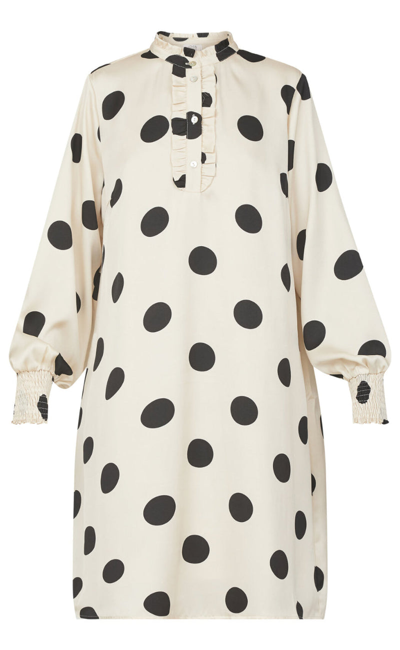 Love & Divine Kjole - Love876-6 - Cream Dot