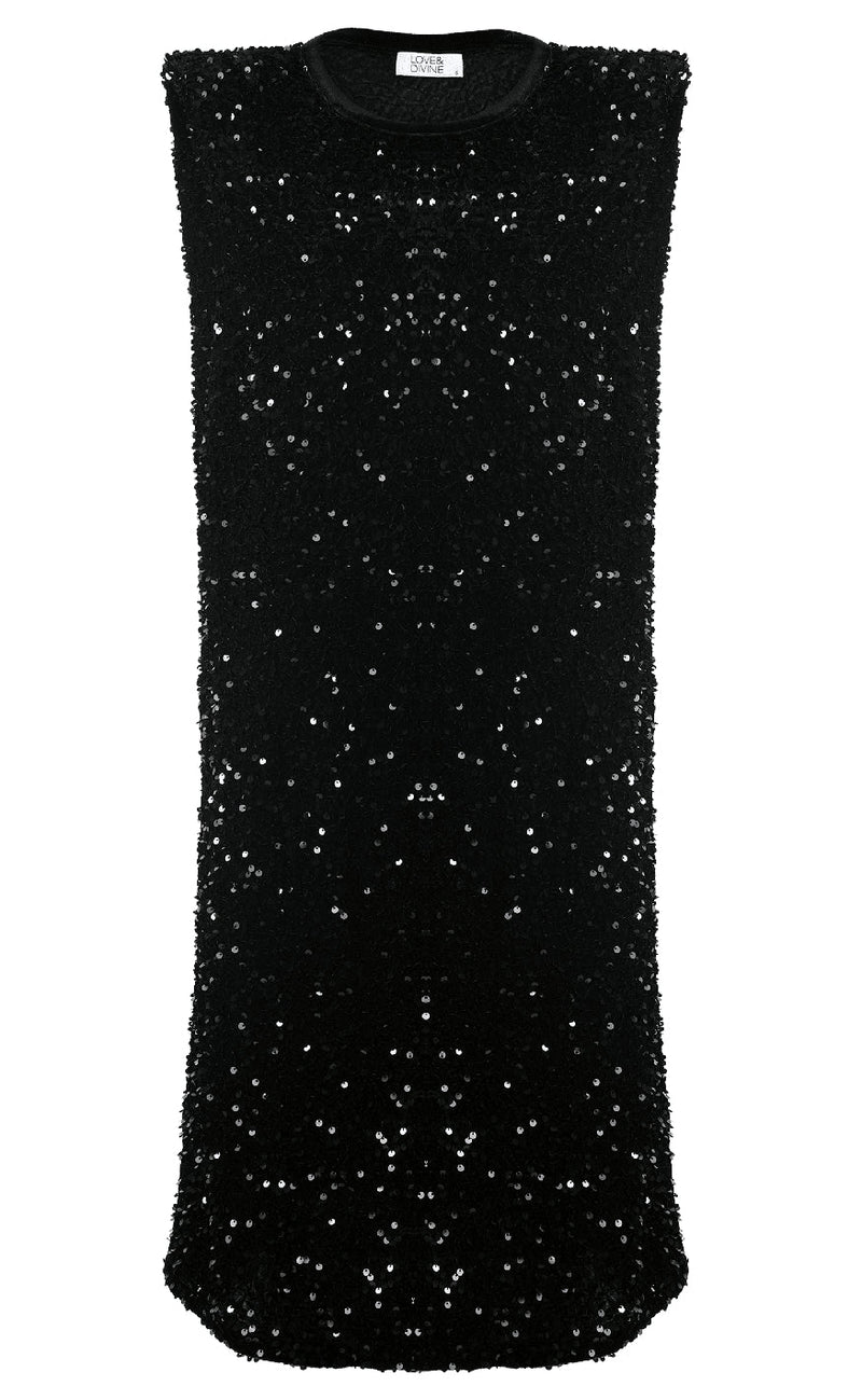 Love & Divine Kjole - Love901 - Black Sequin