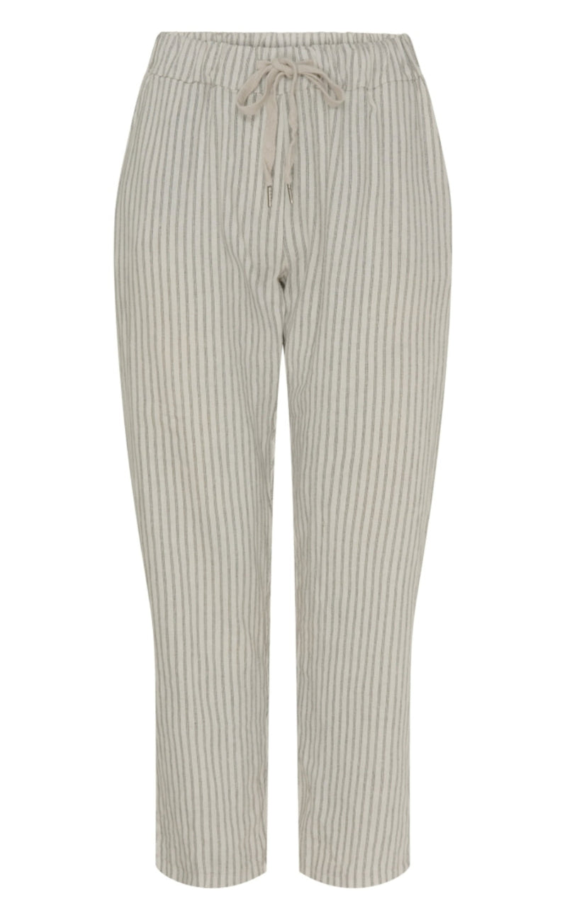 Marta Du Chateau Bukser - 62657/1 Kirsa - Sabbia/Black Stripe
