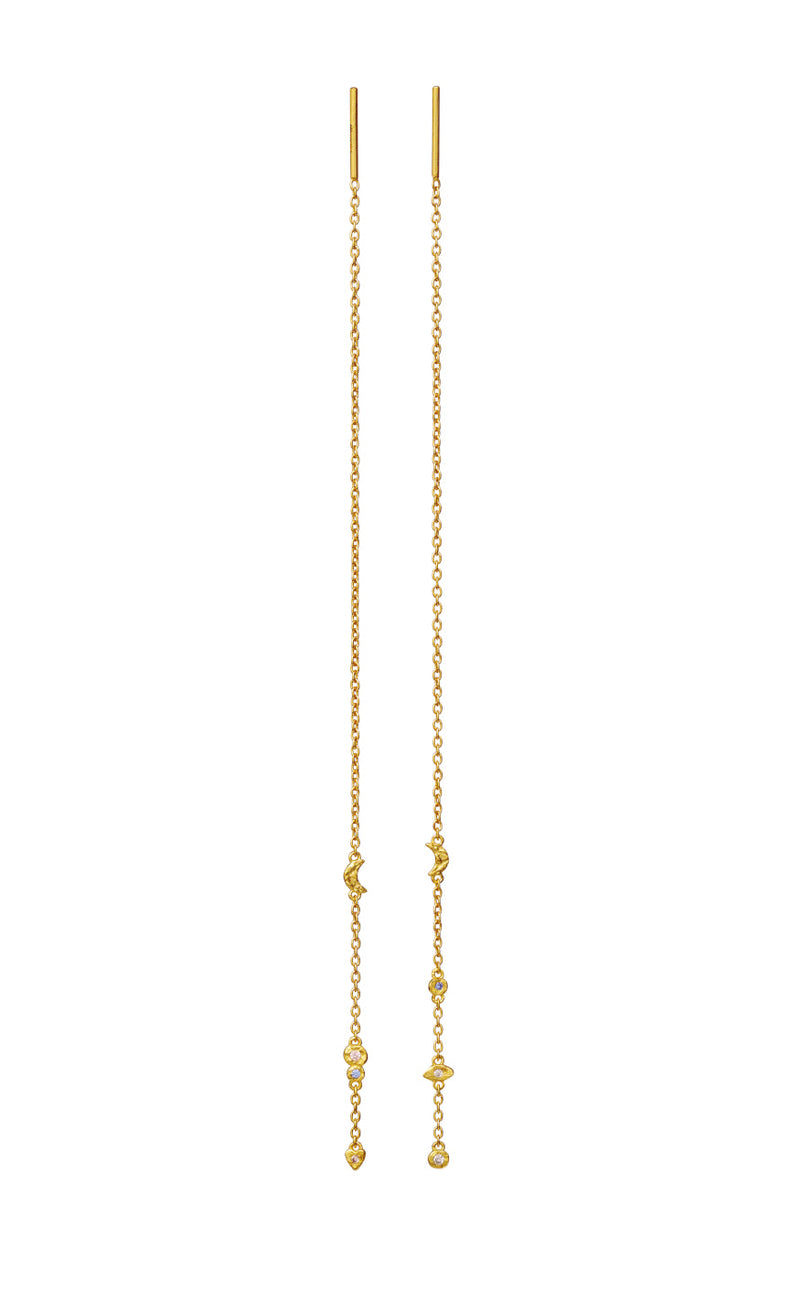 Maanesten Øreringer - Kristina - Gold