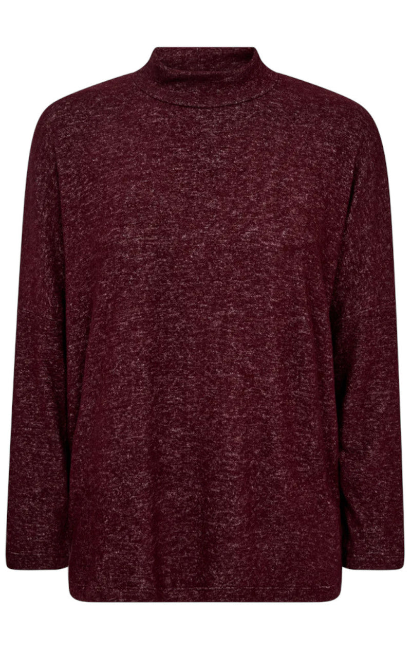 Freequent Bluse - Laveco - Port Royale Melange