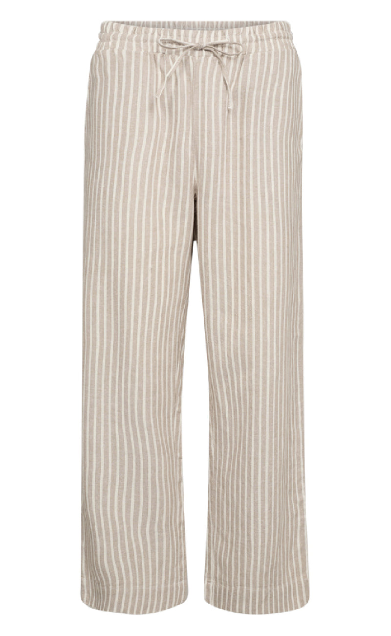 Freequent Bukser - Lava - Simply Taupe w. Off-white