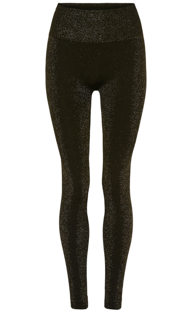 Tim & Simonsen Leggings - Las Vegas - Black/ Gold Glitter
