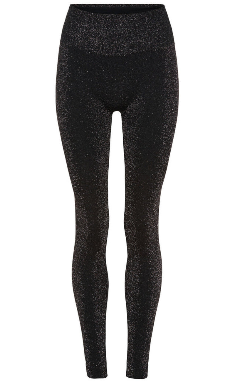 Tim & Simonsen Leggings - Las Vegas - Black/ Silver Glitter