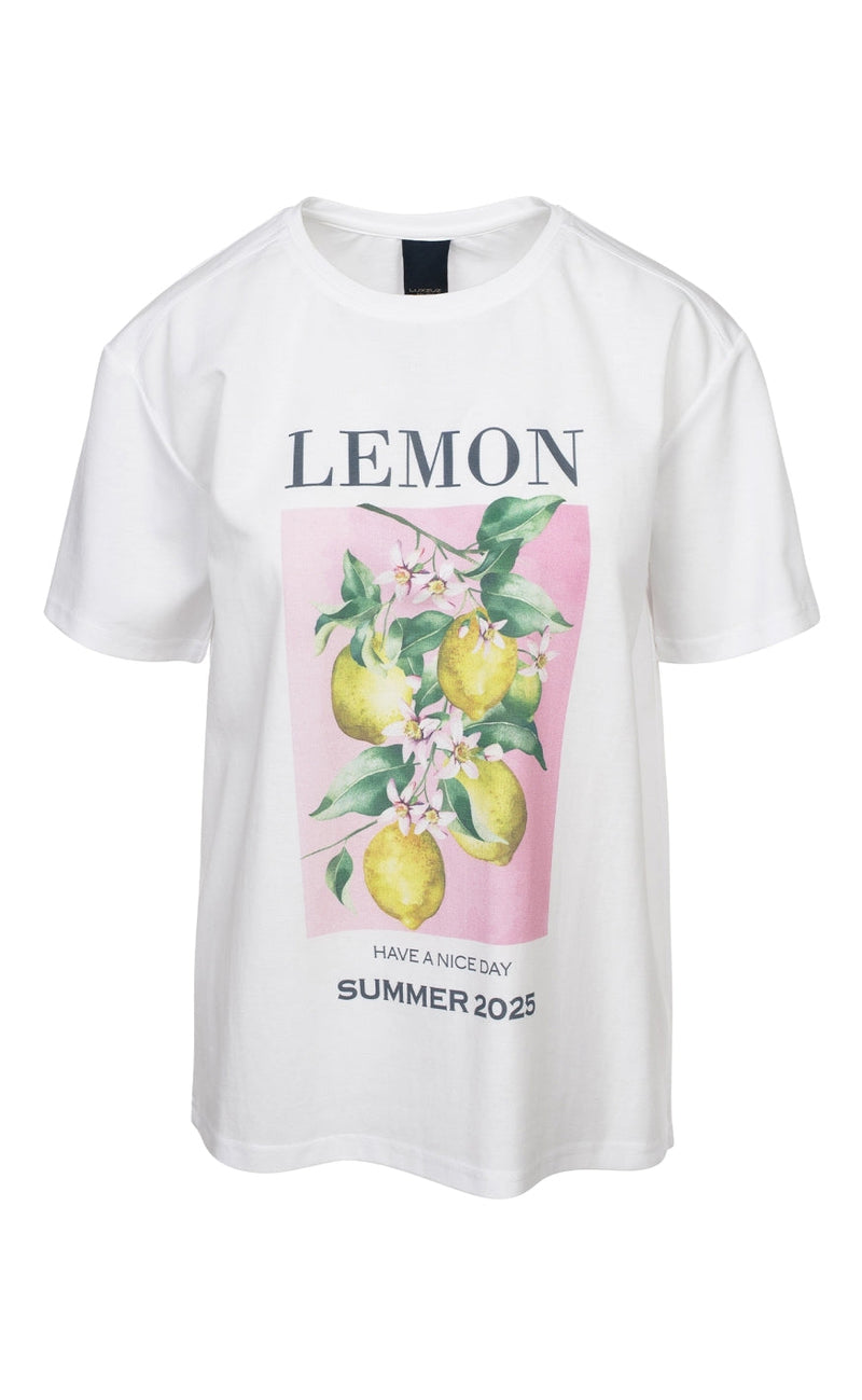 Luxzuz T-shirt - Lemo - White