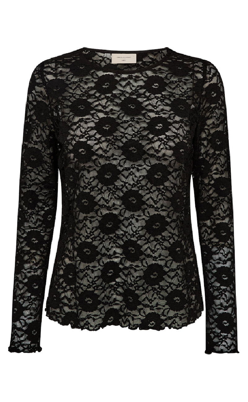 Freequent Bluse - Lennon - Black
