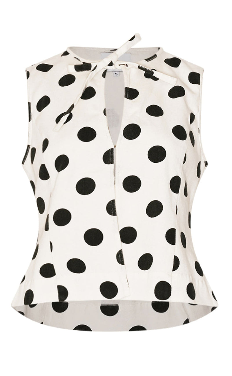Noella Bluse - Leni - Carmella White Print