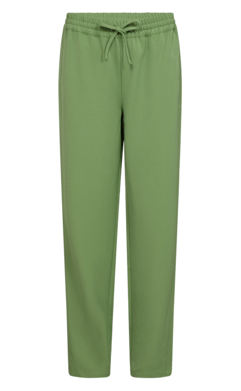 Freequent Bukser - Lenna - Piquant Green W. Olive Night