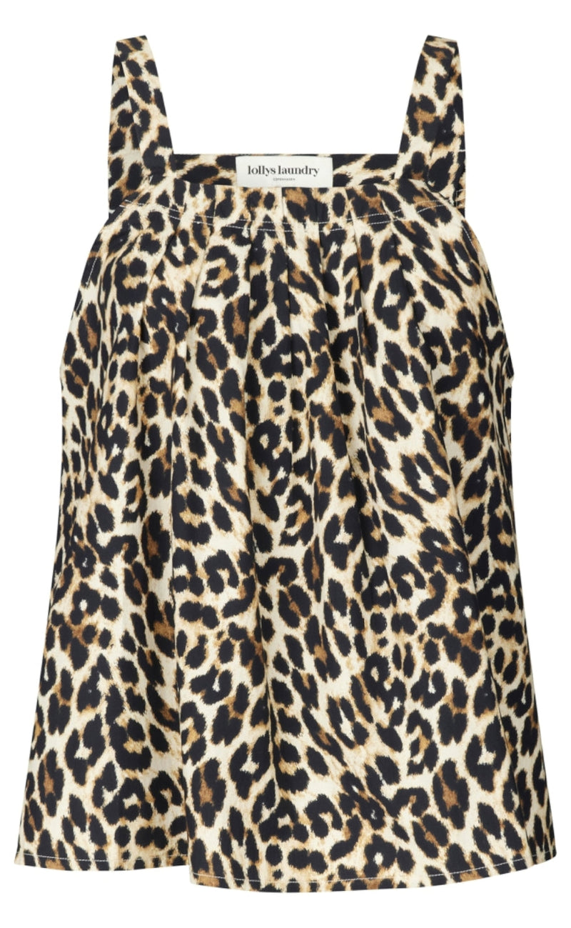 Lollys Laundry Topp - Lungi - Leopard Print