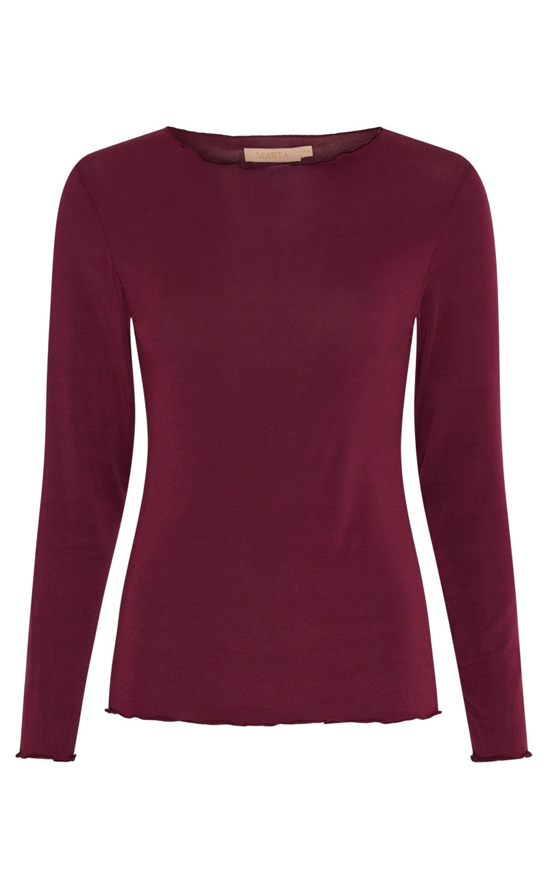 Marta Du Chateau Bluse - Leonora - Wine