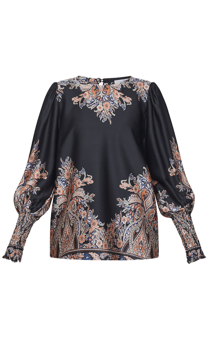 Love & Divine Bluse - Love738-17 - Paisley