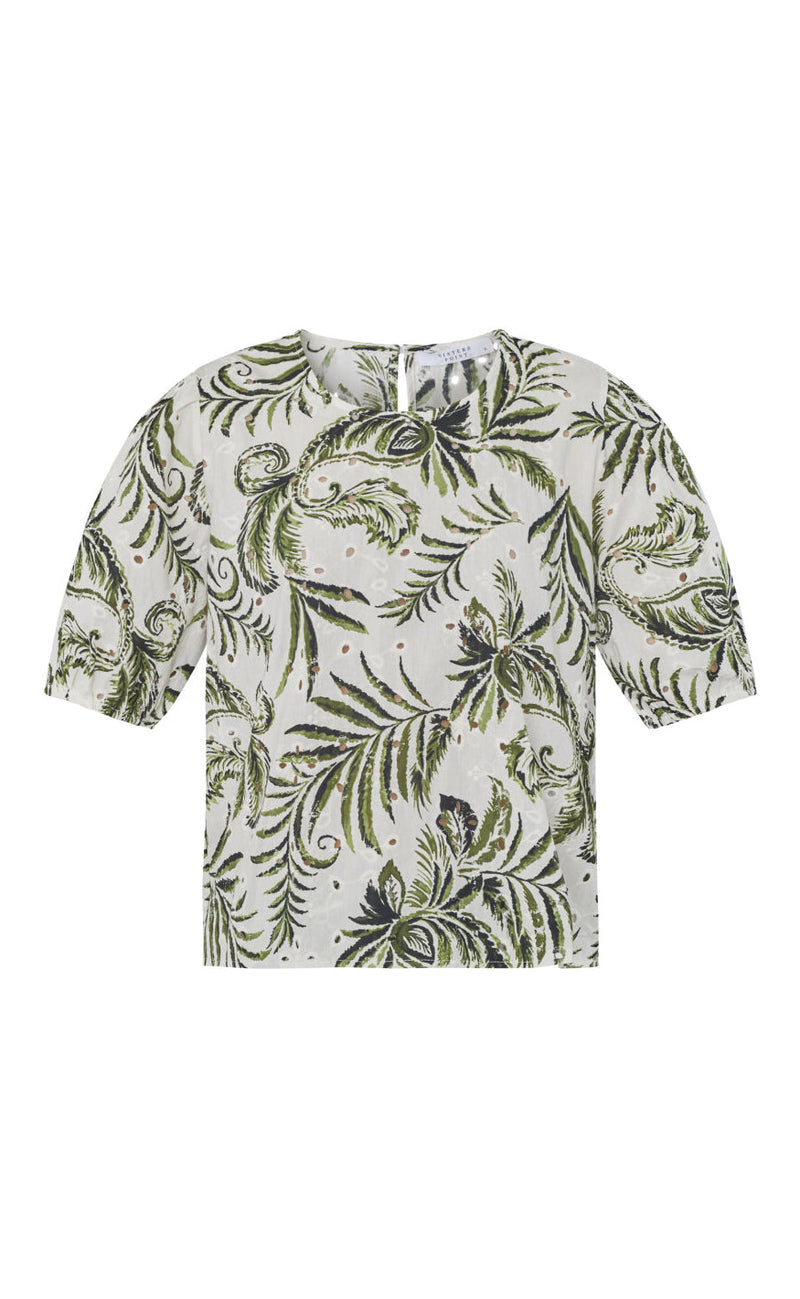 Sisters Point Topp - Gilma - Cream/Green