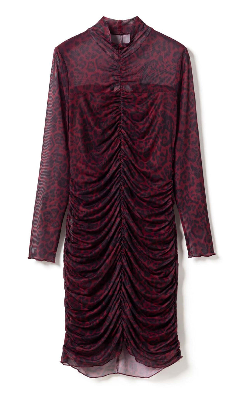 Noella Kjole - Lilou - Chinara Red Print