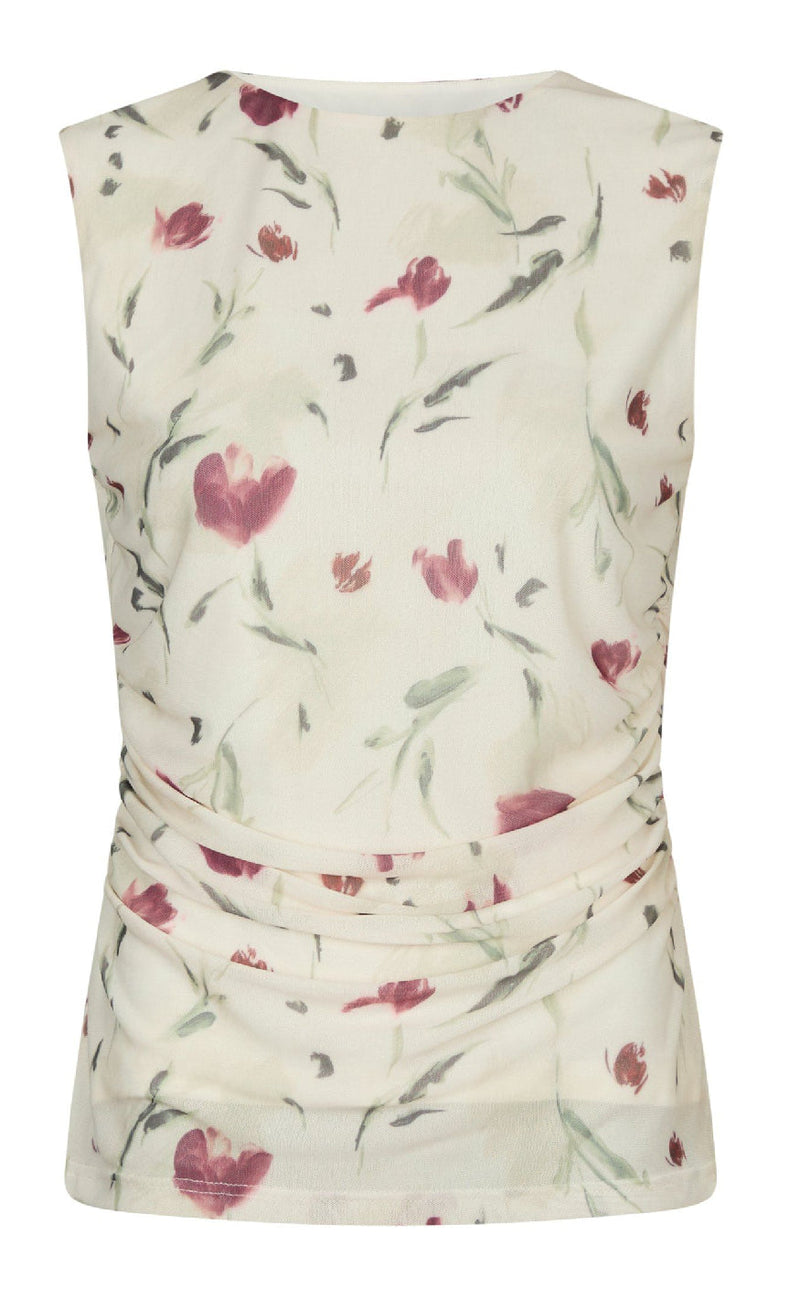 Neo Noir Topp - Liblana Artist Mesh - Creme