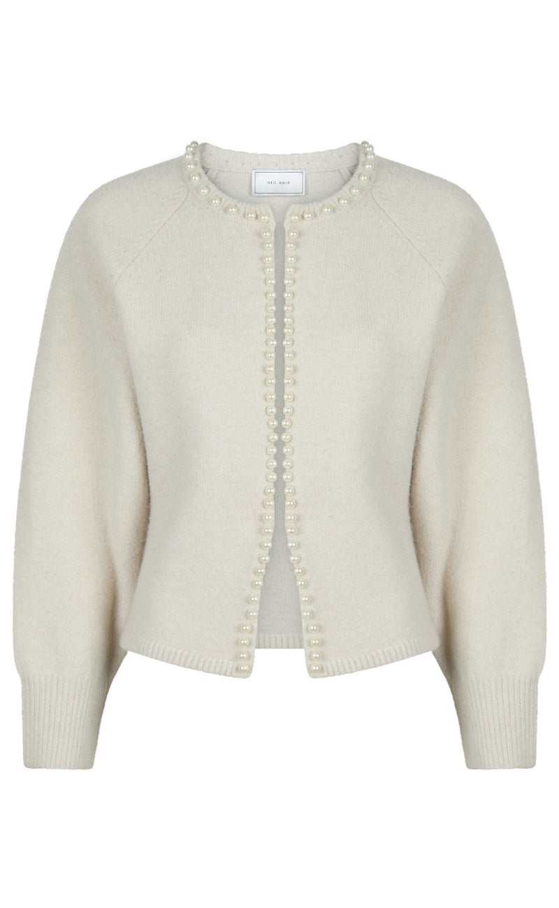 Neo Noir Cardigan - Lilly Pearl - Ivory
