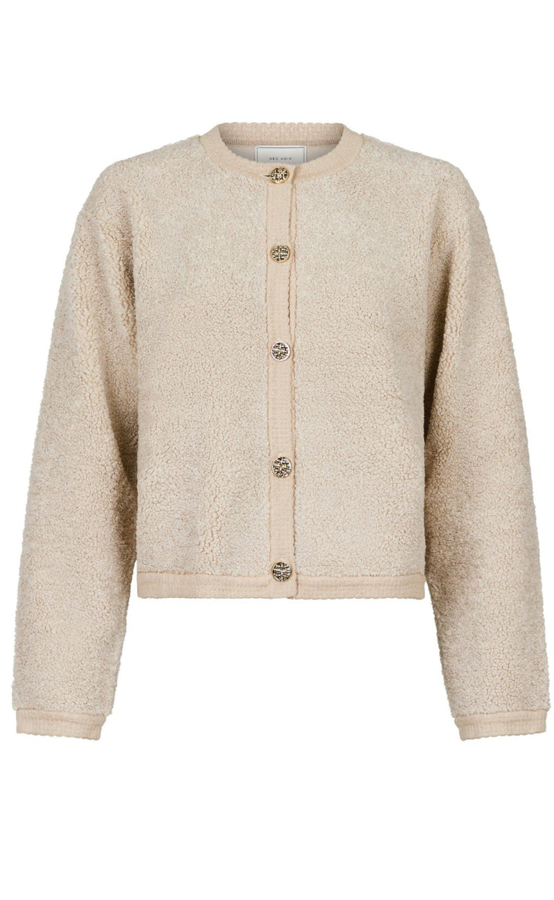 Neo Noir Cardigan - Limo Fluffy - Sand