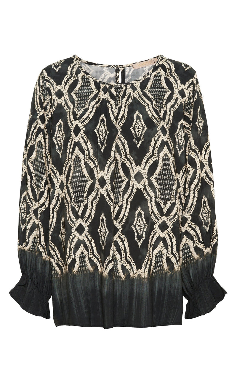 Marta Du Chateau Bluse - 3173 Liva - Nero