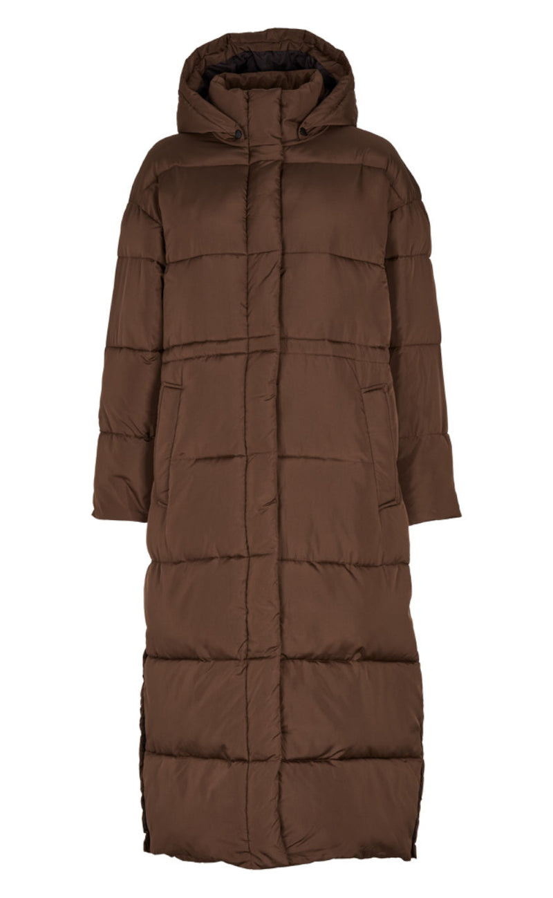 Basic Apparel Jakke - Dagmar Coat - Chocolate