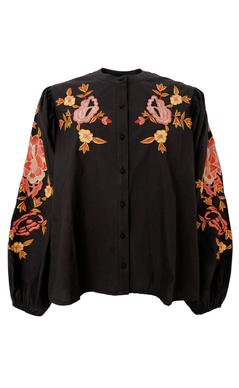 Black Colour Skjorte - Lulu - Black