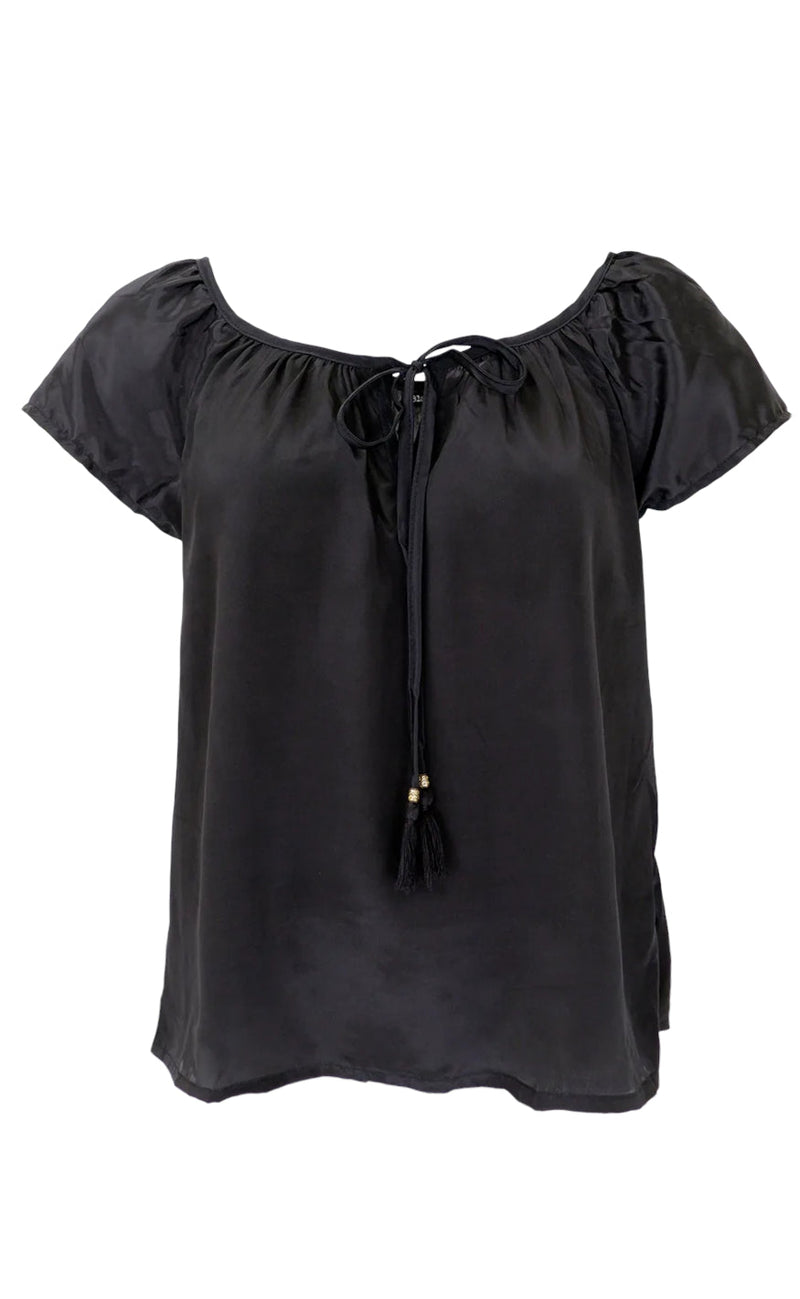 Black Colour Bluse - Luna Dana - Black