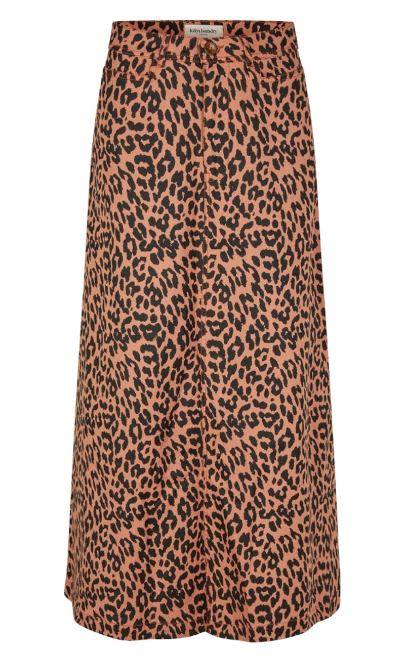 Lollys Laundry Skjørt - Luna - Leopard Print