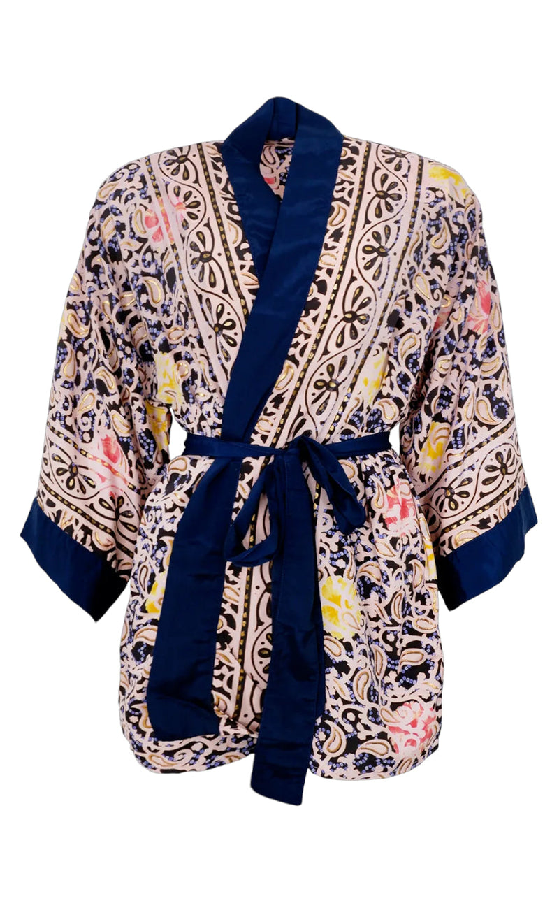Black Colour Kimono - Luna - Blue Decor