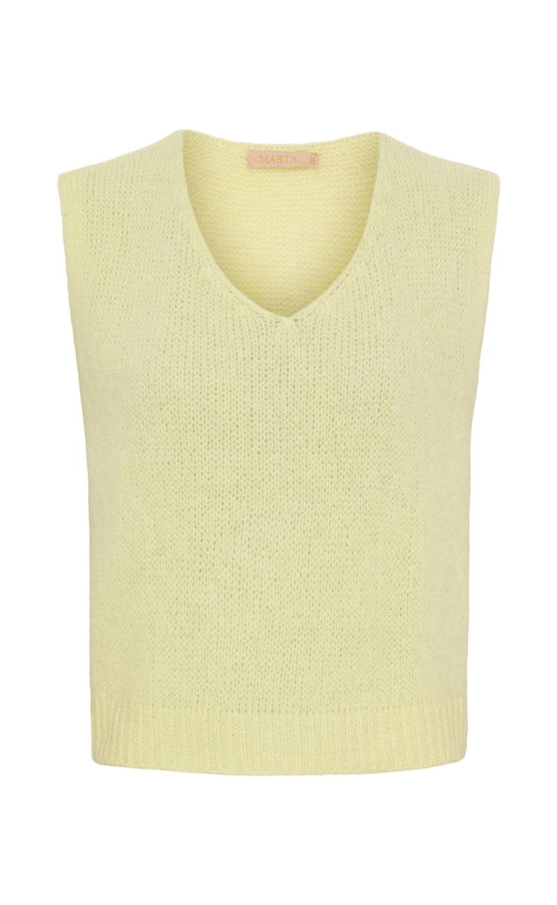 Marta Du Chateau Vest - Marlene - Yellow