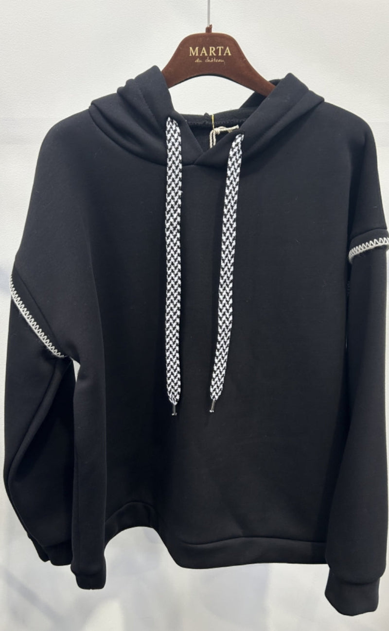 Marta Du Chateau Sweatshirt - 41446 Audrey - Black
