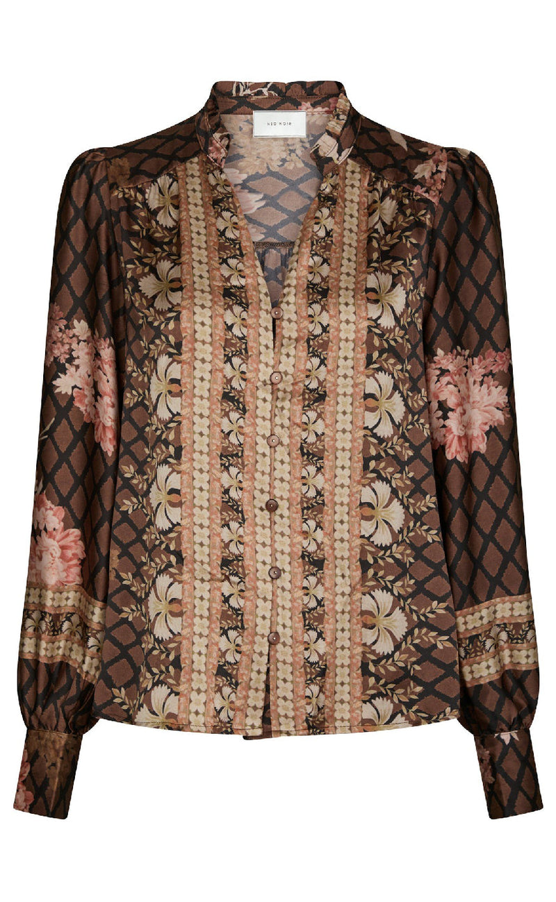 Neo Noir Bluse - Massima Botanical - Black