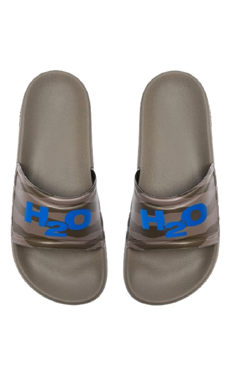 H2O Sandaler - Resort Print - Dusty Oak/Cobalt Blue