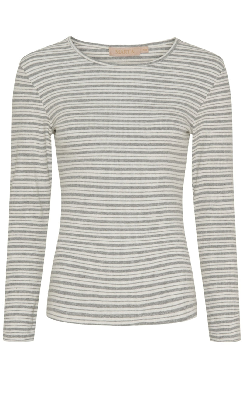 Marta Du Chateau Bluse - Christel 6452 - Melange/Cream