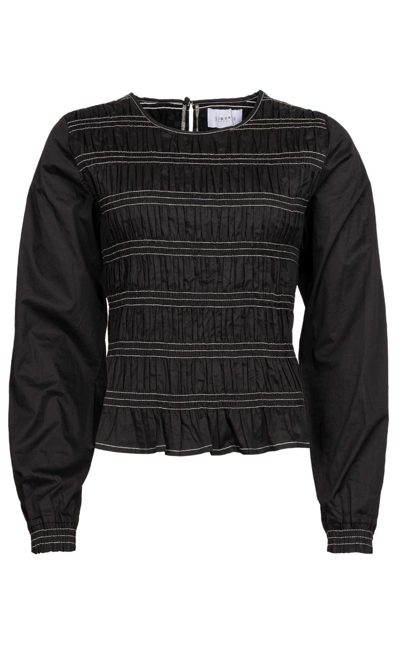 Liberte Bluse - Mero - Black