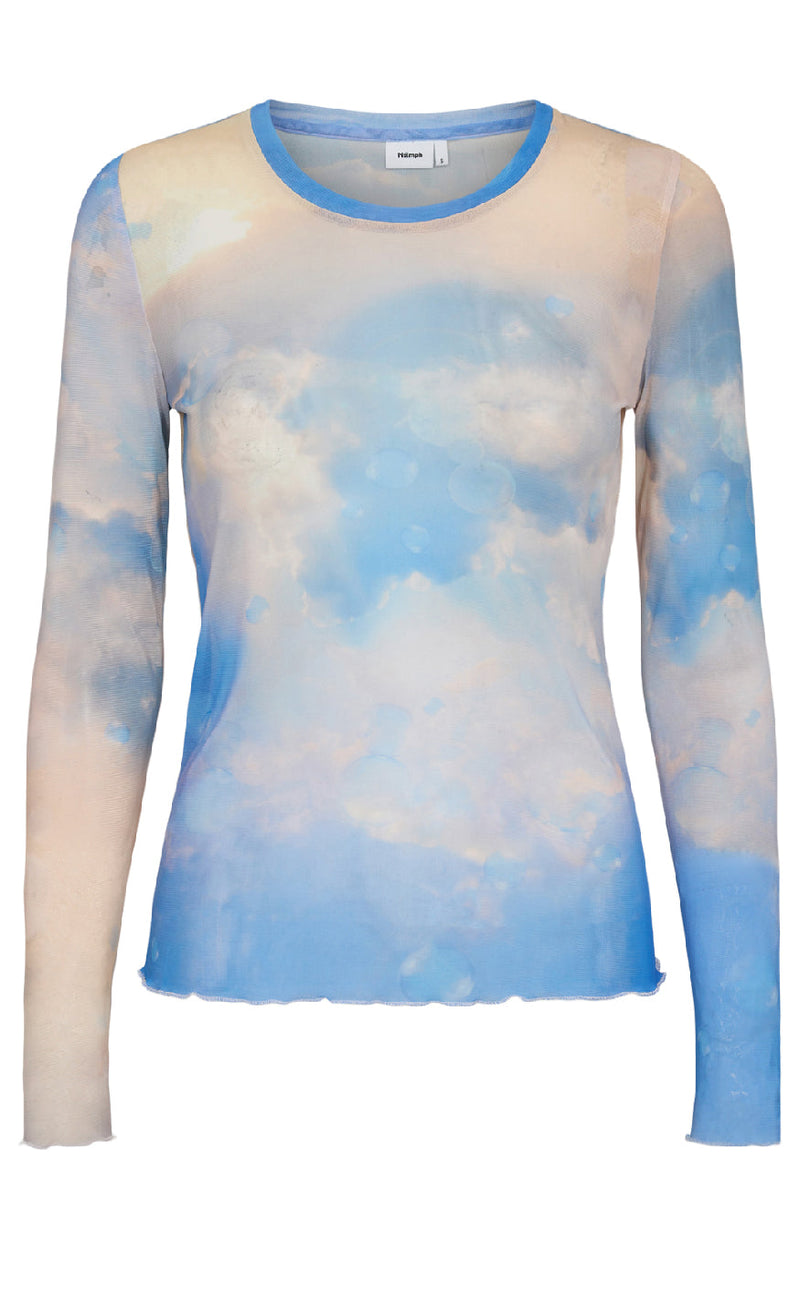 Nümph Bluse - Cloudya - Cerulean