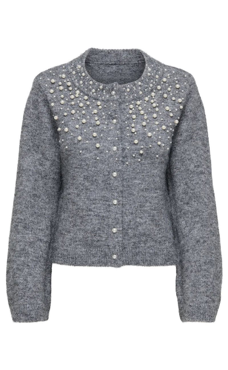 ONLY Cardigan - Miggie - Medium Grey Melange