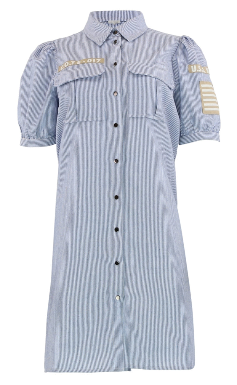 Continue Kjole - Mili - Blue Stripe