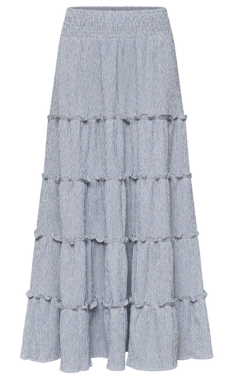 Love & Divine Skjørt - Love1326 - Blue/White Stripe