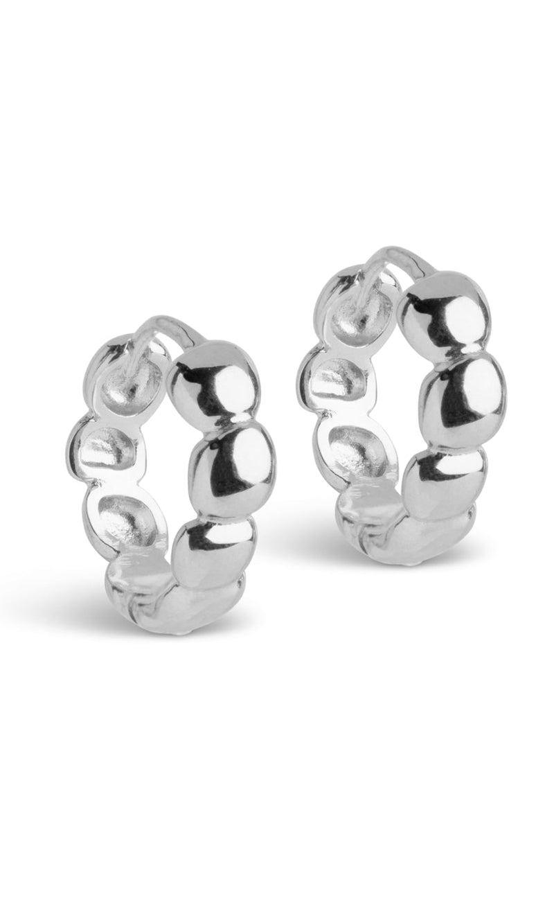 ENAMEL Copenhagen Øreringer - Nara Hoops - Silver Colour
